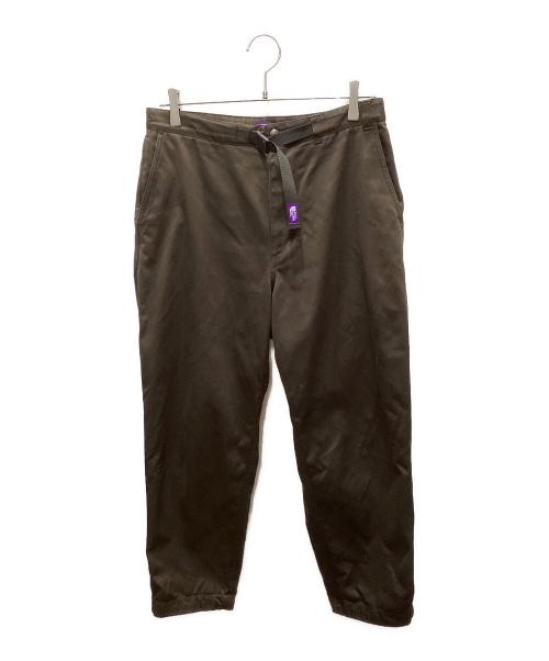 THE NORTHFACE PURPLELABEL（ザ・ノースフェイス パープルレーベル）THE NORTHFACE PURPLELABEL (ザ・ノースフェイス パープルレーベル) Chino Wide Tapered Field Pants ブラウン サイズ:30（S-M)の古着・服飾アイテム