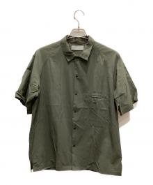 AXESQUIN ELEMENTS（アクシーズクイン エレメンツ）の古着「軽くて涼しい半袖シャツ」｜オリーブ