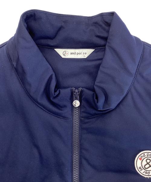 and per se（アンパスィ）and per se (アンパスィ) ゴルフウェア(トップス) ネイビー サイズ:SIZE 3Lの古着・服飾アイテム