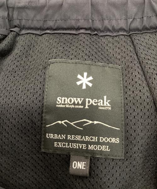 Snow peak（スノーピーク）Snow peak (スノーピーク) URBAN RESEARCH DOORS (アーバンリサーチドアーズ) 2L Octa Tuck Pants ブラック サイズ:SIZE ONEの古着・服飾アイテム