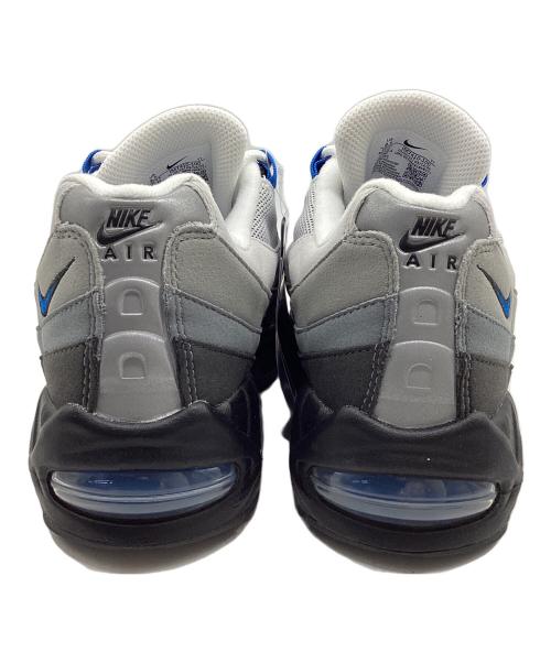 NIKE（ナイキ）NIKE (ナイキ) Air Max 95 OG Big Bubble　Cool Grey and Blue Spark ホワイト×ブラック サイズ:SIZE 26.5cm 未使用品の古着・服飾アイテム