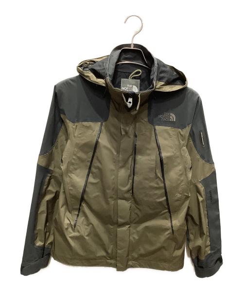 THE NORTH FACE（ザ ノース フェイス）THE NORTH FACE (ザ ノース フェイス) GTXプロシェルジャケット カーキ×ブラック サイズ:Ｍの古着・服飾アイテム