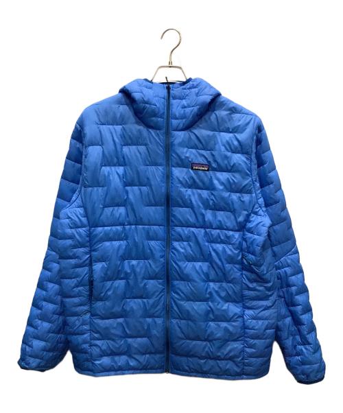 Patagonia（パタゴニア）Patagonia (パタゴニア) メンズ・マイクロ・パフ・フーディ ブルー サイズ:SIZE XLの古着・服飾アイテム