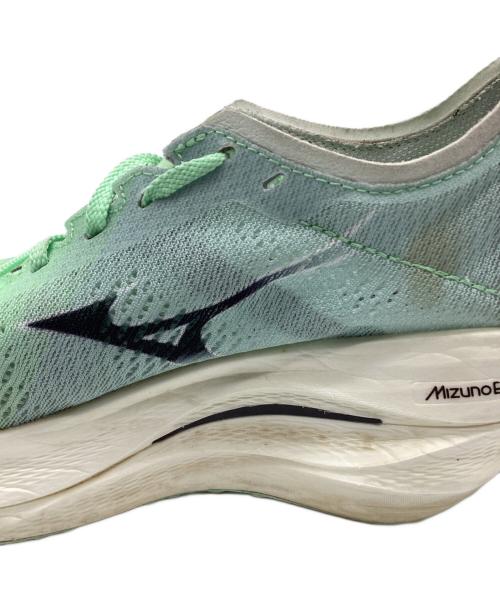 MIZUNO（ミズノ）MIZUNO (ミズノ) ランニングシューズ グリーン サイズ:US7.5の古着・服飾アイテム