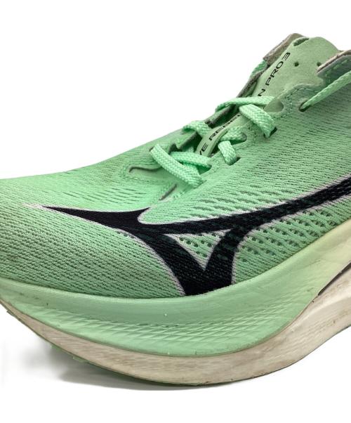 MIZUNO（ミズノ）MIZUNO (ミズノ) ランニングシューズ グリーン サイズ:US7.5の古着・服飾アイテム