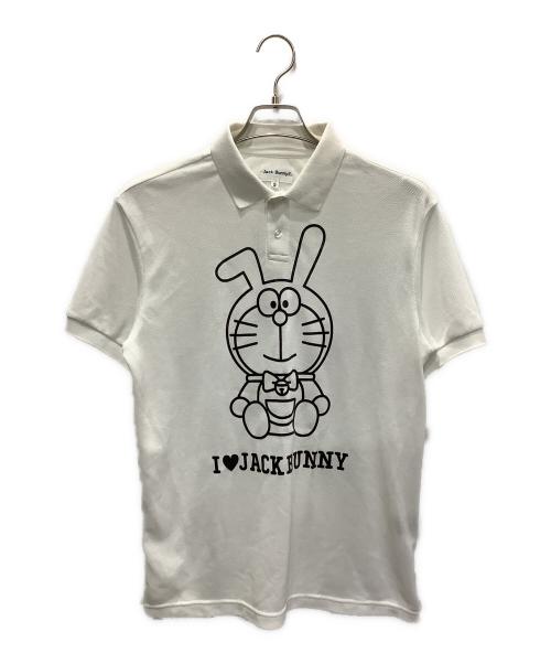 JACK BUNNY（ジャックバニー）JACK BUNNY (ジャックバニー) ドラえもん (ドラエモン) ゴルフウェア(トップス) ホワイト サイズ:Lの古着・服飾アイテム