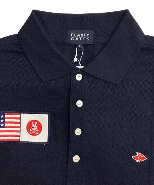 PEARLY GATES（パーリーゲイツ）PEARLY GATES (パーリーゲイツ) ゴルフウェア(トップス) ネイビー サイズ:6の古着・服飾アイテム