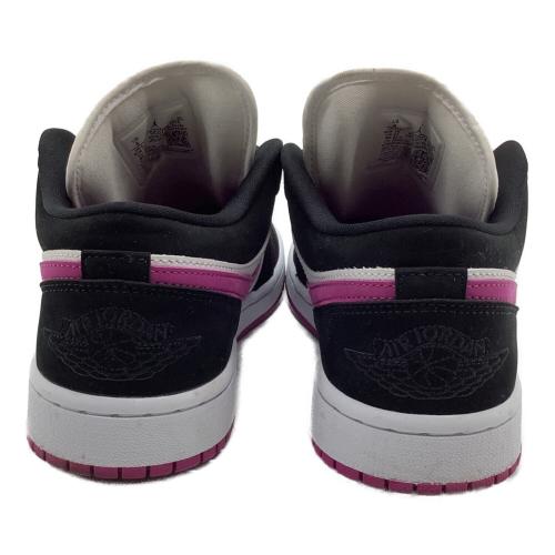 NIKE（ナイキ）NIKE (ナイキ) JORDAN BRAND WMNS AIR JORDAN 1 LOW パープル×ブラック サイズ:SIZE 25cmの古着・服飾アイテム