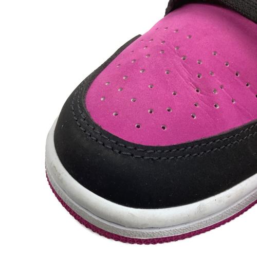 NIKE（ナイキ）NIKE (ナイキ) JORDAN BRAND WMNS AIR JORDAN 1 LOW パープル×ブラック サイズ:SIZE 25cmの古着・服飾アイテム