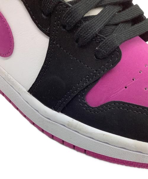 NIKE（ナイキ）NIKE (ナイキ) JORDAN BRAND WMNS AIR JORDAN 1 LOW パープル×ブラック サイズ:SIZE 25cmの古着・服飾アイテム