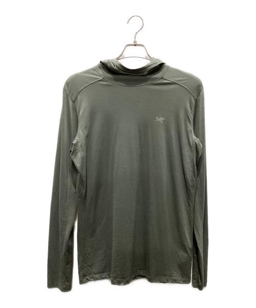 ARC'TERYX（アークテリクス）ARC'TERYX (アークテリクス) イオニアメリノウールフーディ ライトグレー サイズ:Ｍの古着・服飾アイテム