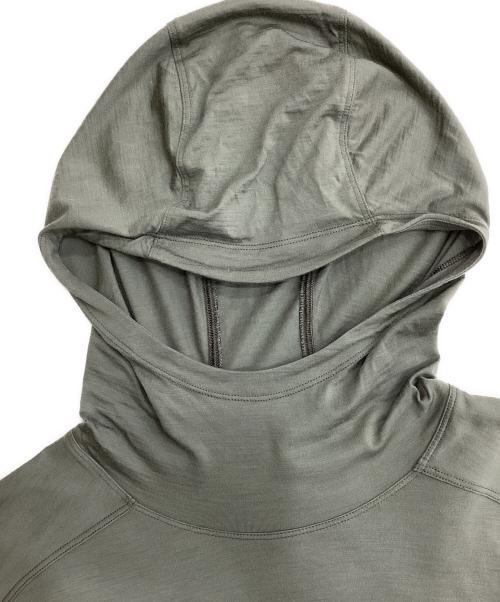 ARC'TERYX（アークテリクス）ARC'TERYX (アークテリクス) イオニアメリノウールフーディ ライトグレー サイズ:Ｍの古着・服飾アイテム