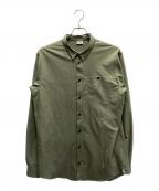 HOUDINIフーディニ）の古着「M's Longsleeve Shirt」｜オリーブ