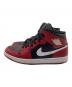 NIKE (ナイキ) エアジョーダン1 ミッド レッド×ブラック サイズ:SIZE 29cm：8000円