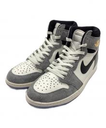 NIKE（ナイキ）の古着「エア ジョーダン 1 レトロ HIGH」｜グレー×ホワイト