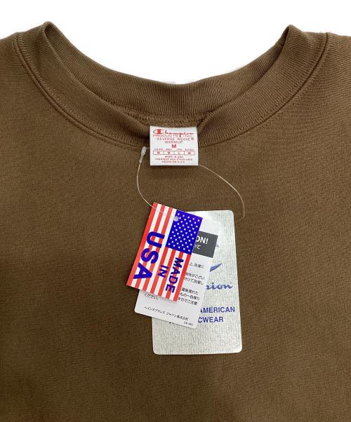 Champion（チャンピオン）Champion (チャンピオン) リバースウィーブクルーネックスウェットシャツ ブラウン サイズ:SIZE Mの古着・服飾アイテム