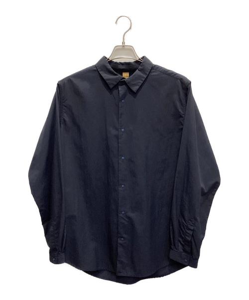 ATELIER BLUE BOTTLE（アトリエ ブルー ボトル）ATELIER BLUE BOTTLE (アトリエ ブルー ボトル) Hiker's Shirts-Lite ダークネイビー サイズ:SIZE Lの古着・服飾アイテム