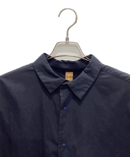 ATELIER BLUE BOTTLE（アトリエ ブルー ボトル）ATELIER BLUE BOTTLE (アトリエ ブルー ボトル) Hiker's Shirts-Lite ダークネイビー サイズ:SIZE Lの古着・服飾アイテム