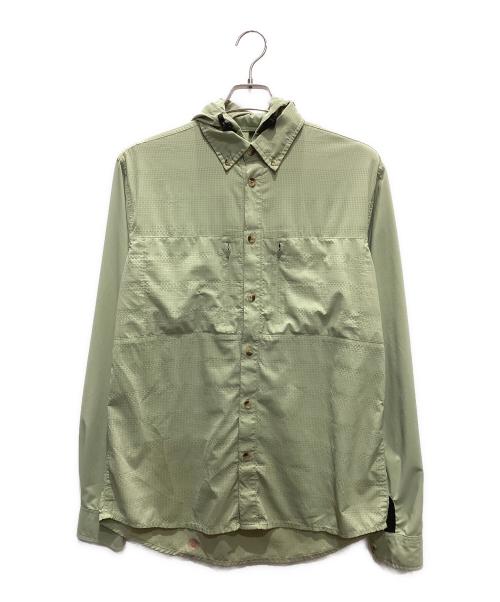JOLLY GEAR（ジョリーギア）JOLLY GEAR (ジョリーギア) トリプルクラウン ボタンダウン ロングスリーブ UL グリーン サイズ:SIZE M/Sの古着・服飾アイテム