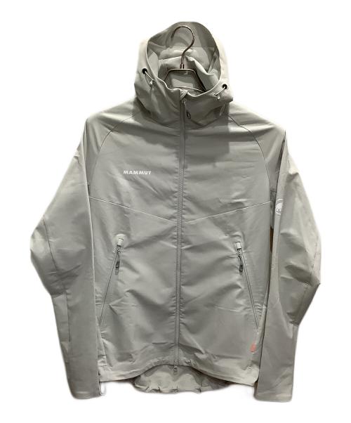 MAMMUT（マムート）MAMMUT (マムート) マクン 2.0 ソフトシェル フーデッド ジャケット ホワイト サイズ:SIZE Lの古着・服飾アイテム