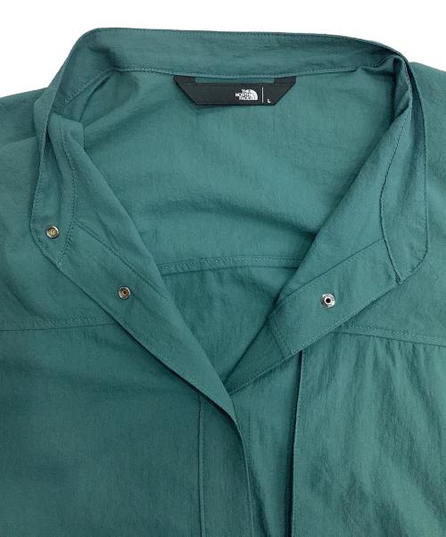 THE NORTH FACE（ザ ノース フェイス）THE NORTH FACE (ザ ノース フェイス) ハイカーズシャツ ターコイズ サイズ:SIZE Lの古着・服飾アイテム