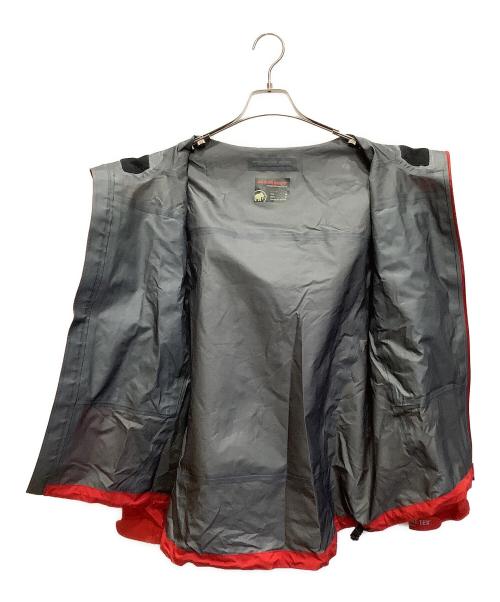 MAMMUT（マムート）MAMMUT (マムート) プロシェルサンダーストームレインスーツ レッド×ブラック サイズ:SIZE Lの古着・服飾アイテム
