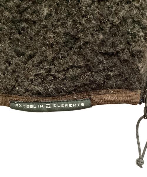 AXESQUIN ELEMENTS（アクシーズクイン エレメンツ）AXESQUIN ELEMENTS (アクシーズクイン エレメンツ) パイルモッサーのベスト ブラウン サイズ:SIZE 二の古着・服飾アイテム