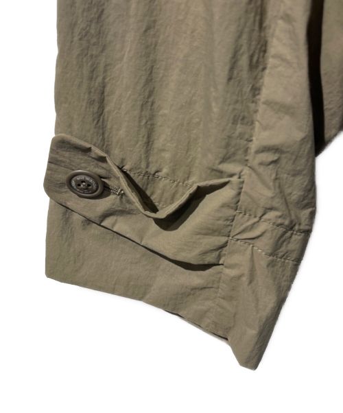 and wander（アンドワンダー）and wander (アンドワンダー) water repellent light coat オリーブ サイズ:Sの古着・服飾アイテム