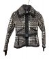 MONCLER (モンクレール) ダウンコート ブラック×ホワイト サイズ:SIZE 1：55000円