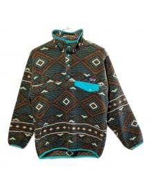 Patagonia（パタゴニア）の古着「SYNCHILLA シンチラ スナップT」｜ブラウン×グリーン