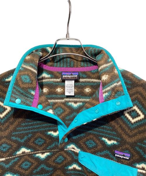 Patagonia（パタゴニア）Patagonia (パタゴニア) SYNCHILLA シンチラ スナップT ブラウン×グリーン サイズ:SIZE XSの古着・服飾アイテム