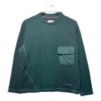 and wanderアンドワンダー）の古着「re wool JQ crew neck」｜グリーン