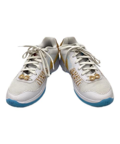 NIKE（ナイキ）NIKE (ナイキ) ローカットスニーカー ホワイト×ブルー サイズ:SIZE 25.5cmの古着・服飾アイテム