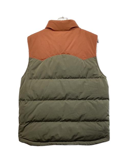 Patagonia（パタゴニア）Patagonia (パタゴニア) リバーシブル・ビビー・ダウン・ベスト カーキ×ブラウン サイズ:SIZE Mの古着・服飾アイテム