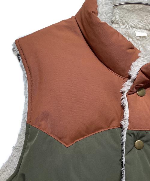 Patagonia（パタゴニア）Patagonia (パタゴニア) リバーシブル・ビビー・ダウン・ベスト カーキ×ブラウン サイズ:SIZE Mの古着・服飾アイテム