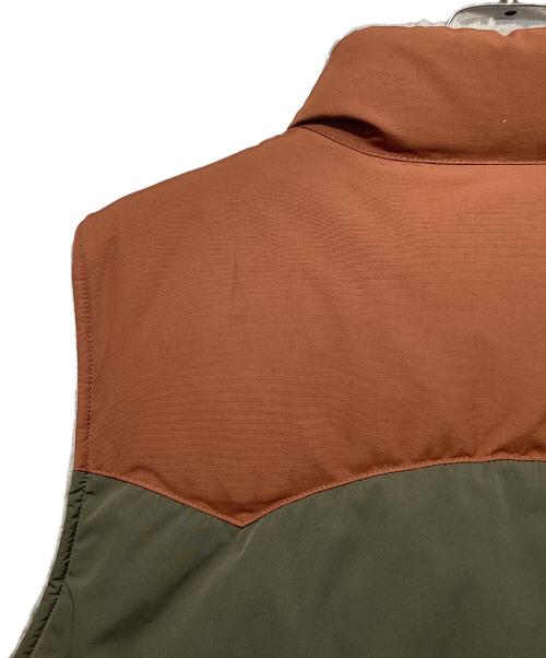 Patagonia（パタゴニア）Patagonia (パタゴニア) リバーシブル・ビビー・ダウン・ベスト カーキ×ブラウン サイズ:SIZE Mの古着・服飾アイテム