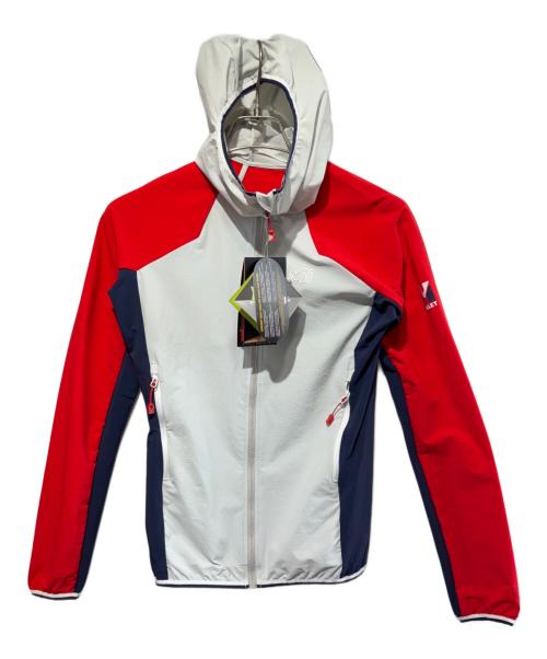 MILLET（ミレー）MILLET (ミレー) トリロジー コーデュラ フーディー グレー×レッド サイズ:SIZE　Mの古着・服飾アイテム