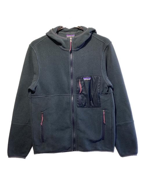 Patagonia（パタゴニア）Patagonia (パタゴニア) フリースパーカー マイクロディニ・フーディ ネイビー サイズ:SIZE Sの古着・服飾アイテム