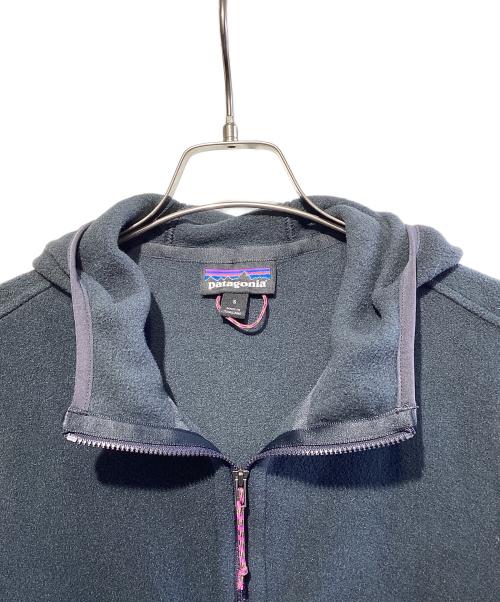 Patagonia（パタゴニア）Patagonia (パタゴニア) フリースパーカー マイクロディニ・フーディ ネイビー サイズ:SIZE Sの古着・服飾アイテム