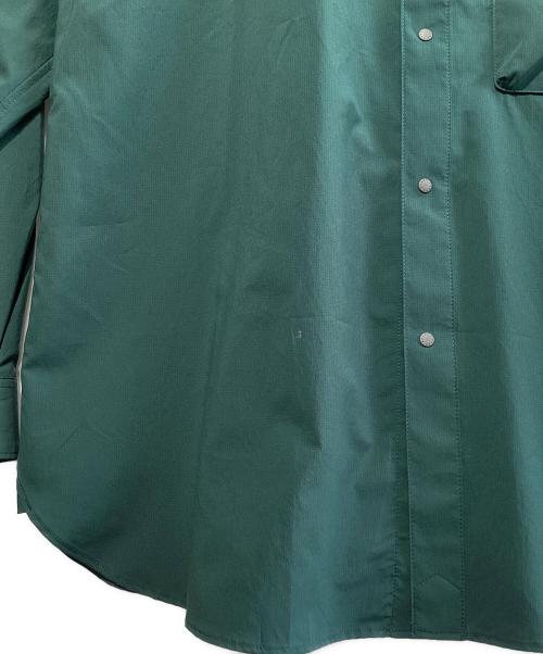 NANGA（ナンガ）NANGA (ナンガ) PLCエクスカーションシャツ グリーン サイズ:SIZE Lの古着・服飾アイテム