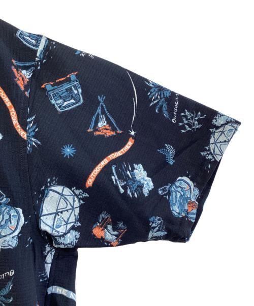 THE NORTH FACE（ザ ノース フェイス）THE NORTH FACE (ザ ノース フェイス) S/S ALOHA Vent SHIRT(エス/エスアロハベントシャツ) ネイビー サイズ:XLの古着・服飾アイテム