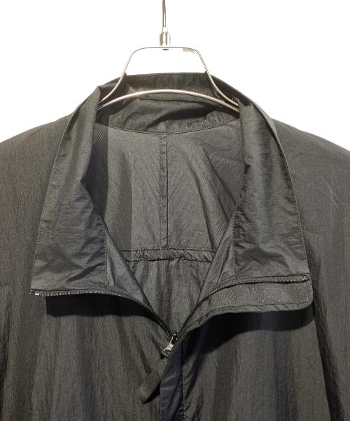 and wander（アンドワンダー）and wander (アンドワンダー) オーバーサイズリップジャケット ブラック サイズ:SIZE Sの古着・服飾アイテム