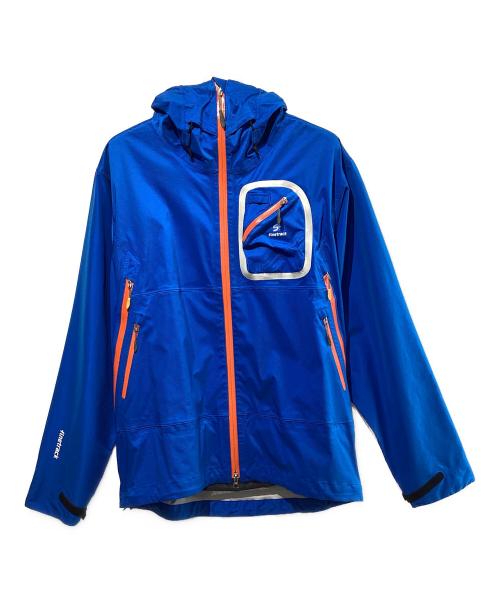 finetrack（ファイントラック）finetrack (ファイントラック) エバーブレスアルマジャケット ブルー×オレンジ サイズ:SIZE Lの古着・服飾アイテム