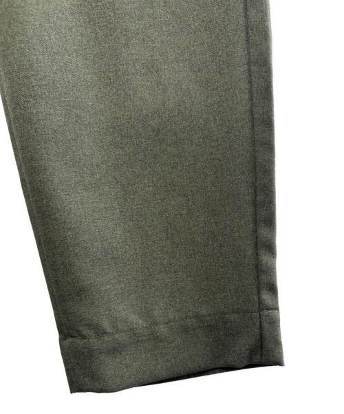 and wander（アンドワンダー）and wander (アンドワンダー) PE melange twill pants グリーン サイズ:SIZE　WSの古着・服飾アイテム