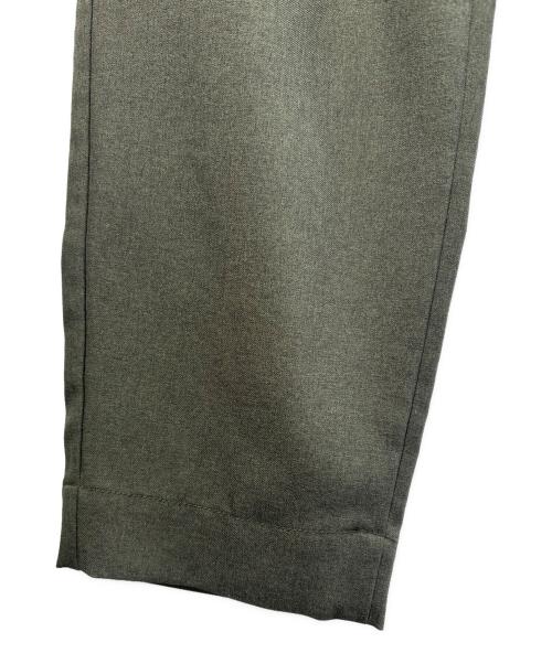 and wander（アンドワンダー）and wander (アンドワンダー) PE melange twill pants グリーン サイズ:SIZE　WSの古着・服飾アイテム