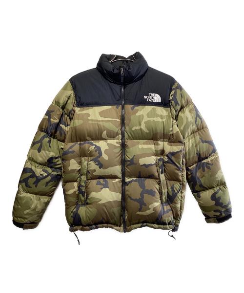 THE NORTH FACE（ザ ノース フェイス）THE NORTH FACE (ザ ノース フェイス) ヌプシジャケット オリーブ×ブラック サイズ:SIZE XXLの古着・服飾アイテム