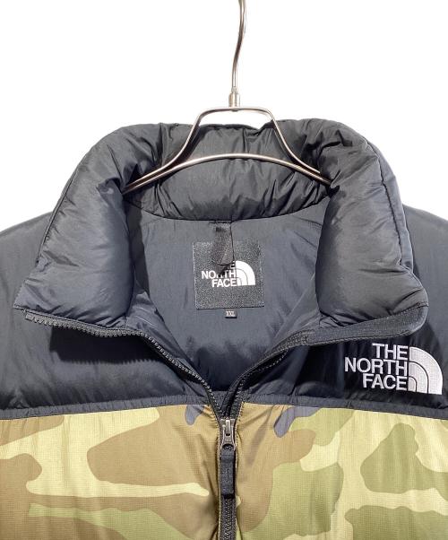 THE NORTH FACE（ザ ノース フェイス）THE NORTH FACE (ザ ノース フェイス) ヌプシジャケット オリーブ×ブラック サイズ:SIZE XXLの古着・服飾アイテム