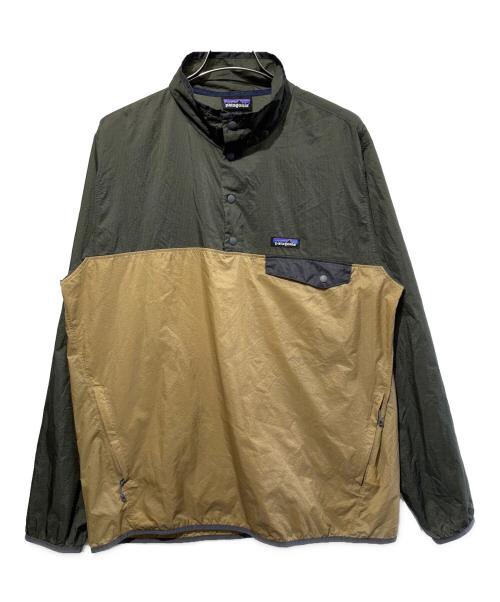 Patagonia（パタゴニア）Patagonia (パタゴニア) フーディニスナップTプルオーバー カーキ×ベージュ サイズ:SIZE Lの古着・服飾アイテム