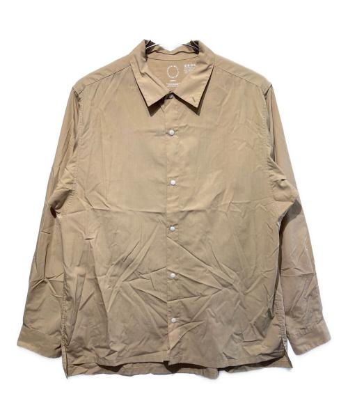 山と道（ヤマトミチ）山と道 (ヤマトミチ) バンブーシャツ ベージュ サイズ:SIZE　Lの古着・服飾アイテム