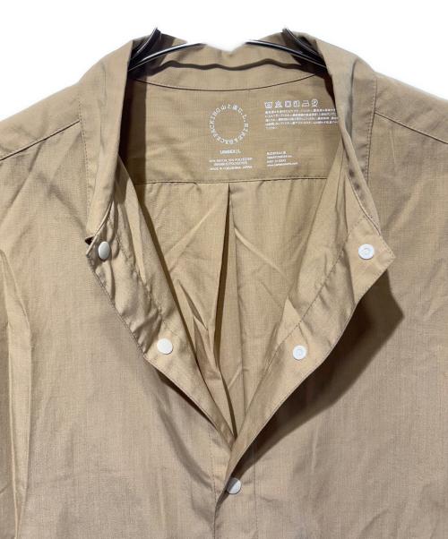 山と道（ヤマトミチ）山と道 (ヤマトミチ) バンブーシャツ ベージュ サイズ:SIZE　Lの古着・服飾アイテム